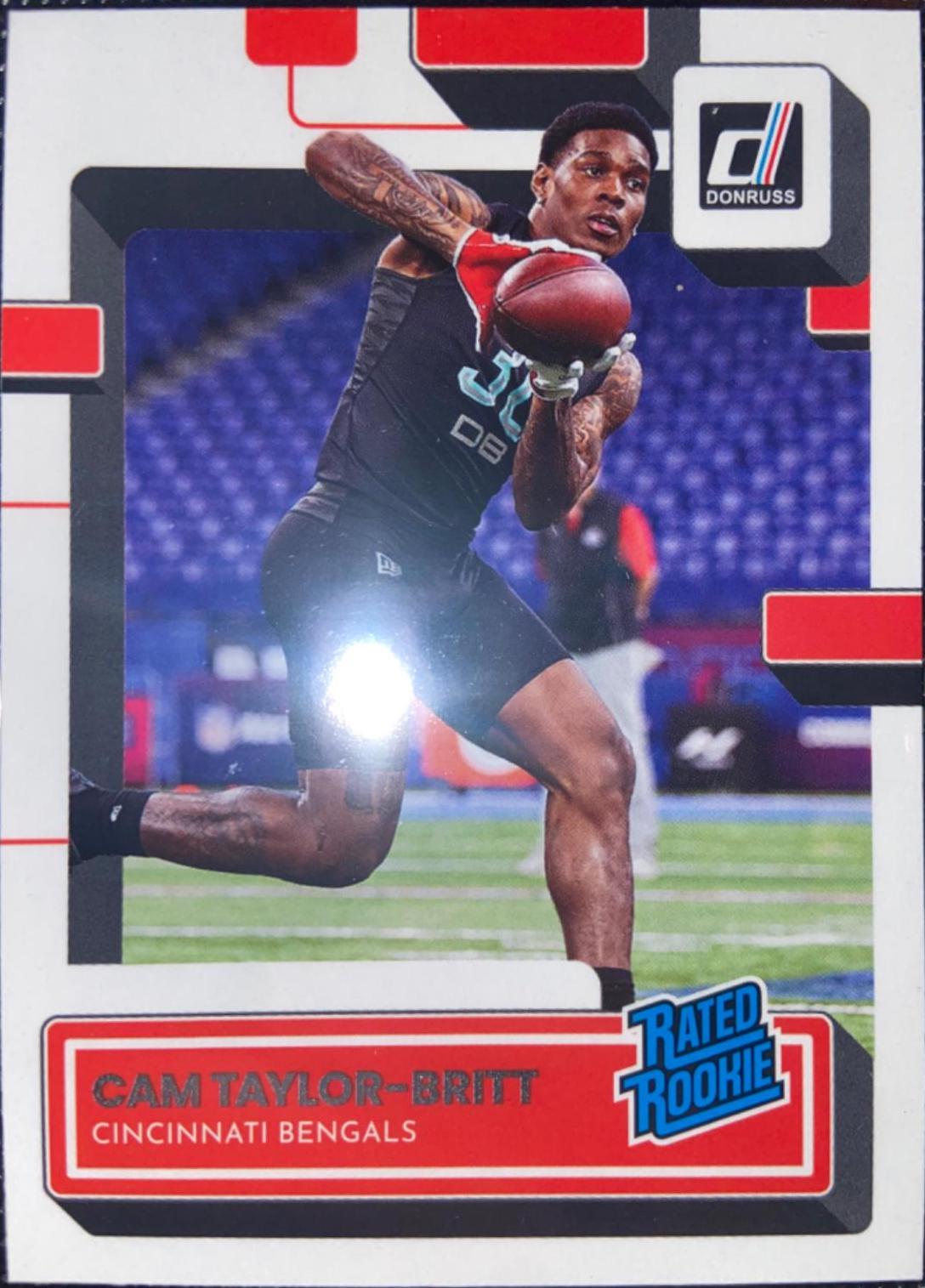 Cam Taylor Britt #378 Football Cards 2022 Panini Donruss