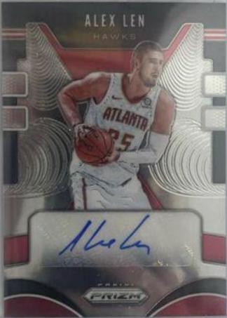 Alex Len #ALN Basketball Cards 2019 Panini Prizm Signatures