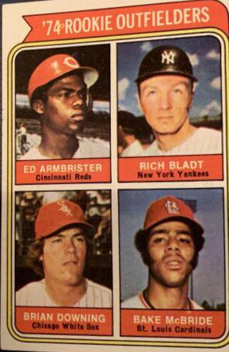 Rookie Outfielders #601 Baseball Cards 1974 Topps