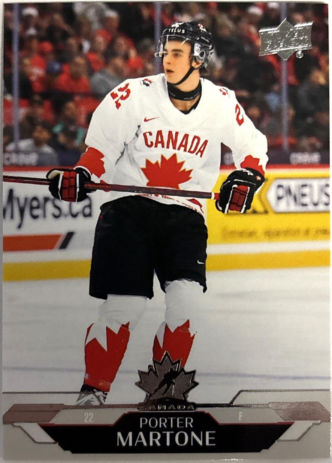 Porter Martone #4 2026 Upper Deck Team Canada Hockey