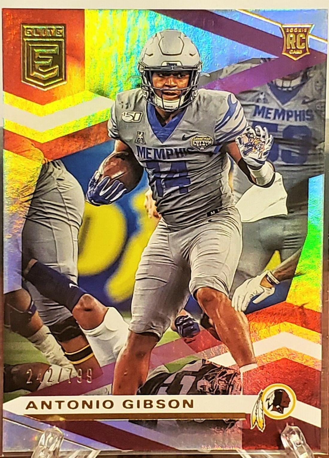 Antonio Gibson #159 Football Cards 2020 Panini Donruss Elite