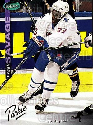 Reggie Savage #194 Hockey Cards 1994 Parkhurst