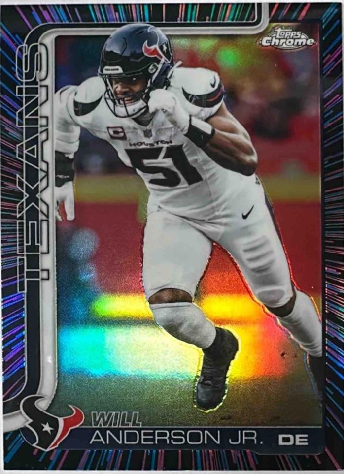 2025 Will Anderson Jr. [Neon Pulse Refractor] #121