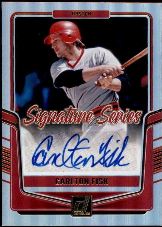 Carlton Fisk #SS-CF 2024 Donruss Baseball Signature Series
