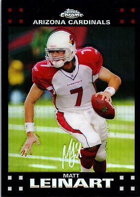 Matt Leinart #TC1 Football Cards 2007 Topps Chrome