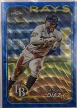 Yandy Diaz [Blue Wave Refractor] #107