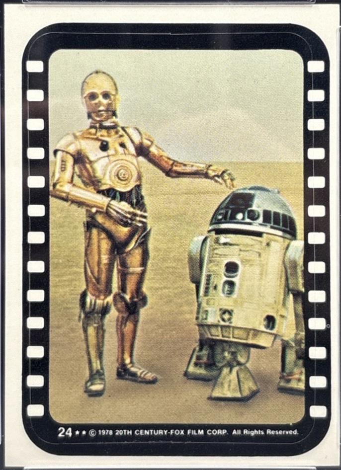 R2-D2 and C-3PO #118 1977 Topps Star Wars