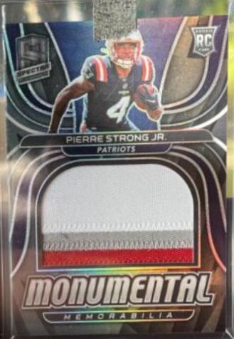 Pierre Strong Jr. #MME-PST Football Cards 2022 Panini Spectra Monumental Memorabilia