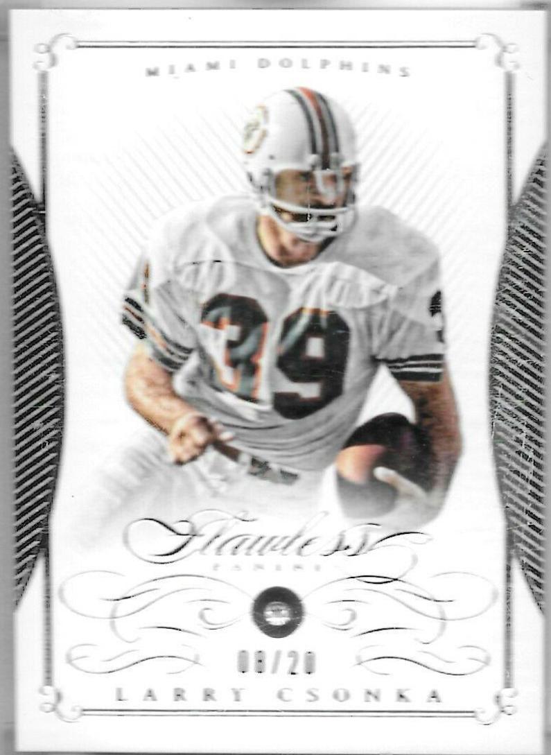 Larry Csonka #27 2015 Panini Flawless Football