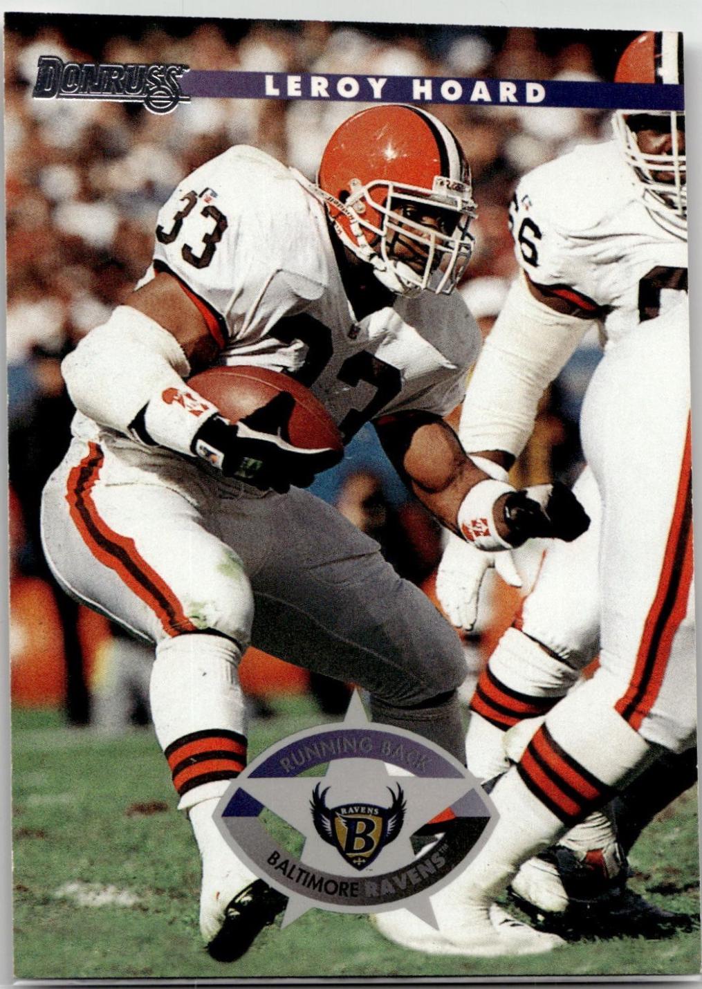 Leroy Hoard #199 1996 Panini Donruss Football