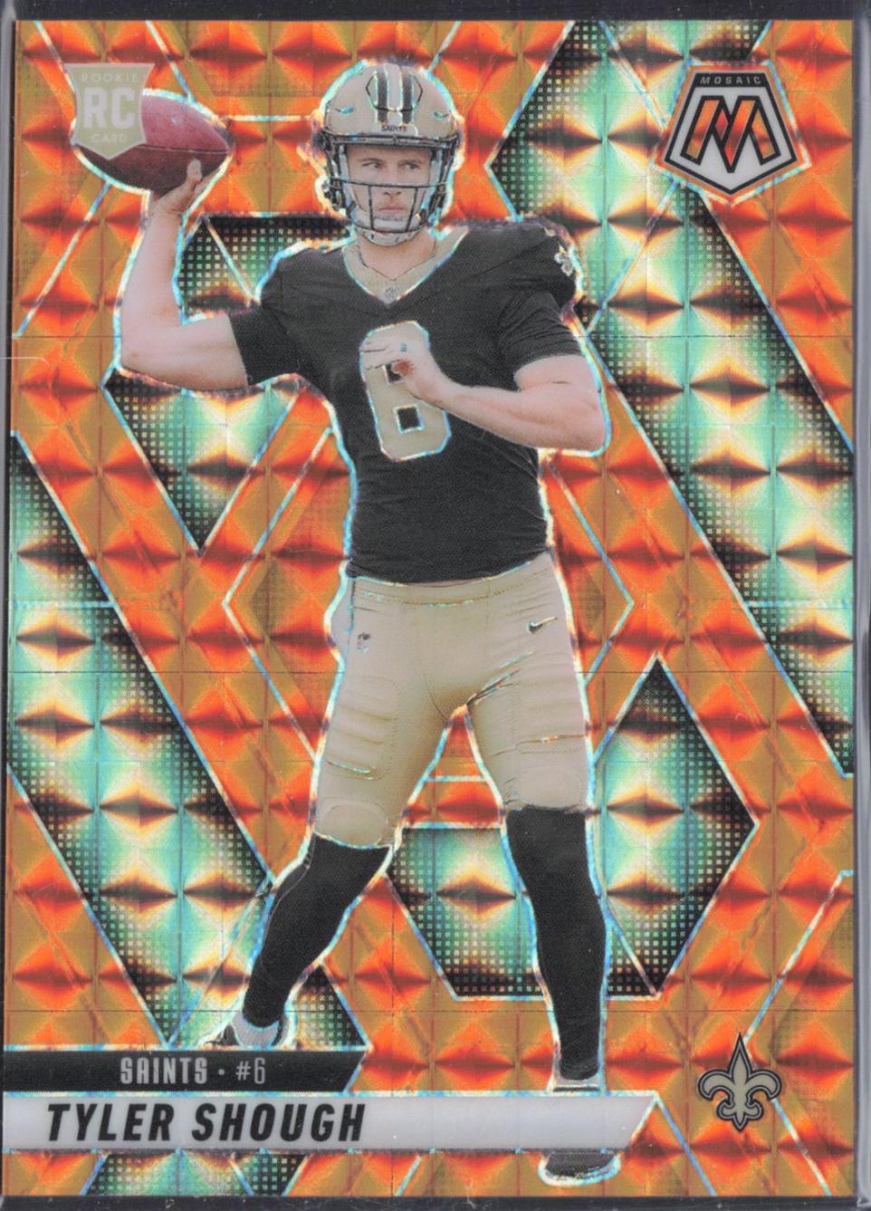 Tyler Shough [Mosaic Orange] #312 Prices | 2025 Panini Mosaic