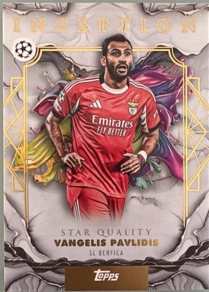 Vangelis Pavlidis #86 2025 Topps Inception UEFA