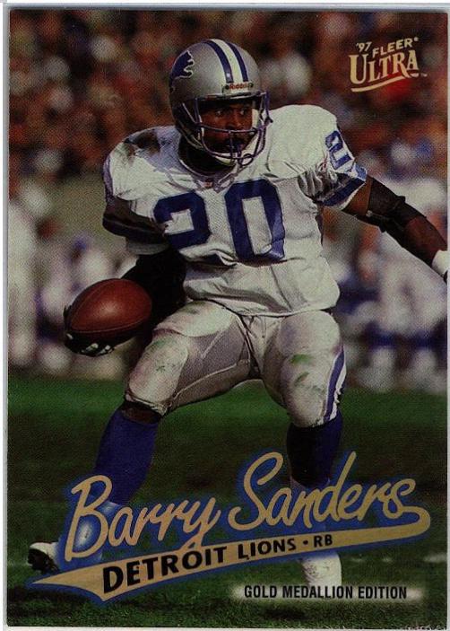 Barry Sanders #G45 1997 Ultra Football