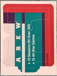 Rod Carew Puzzle #61,62,63