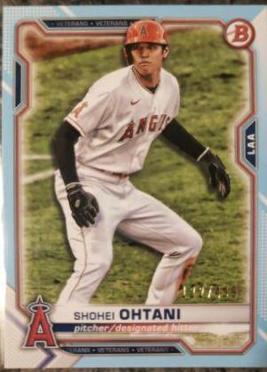 Shohei Ohtani #85 2021 Bowman Baseball