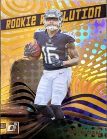 Treylon Burks #REV-11 Football Cards 2022 Panini Donruss Rookie Revolution