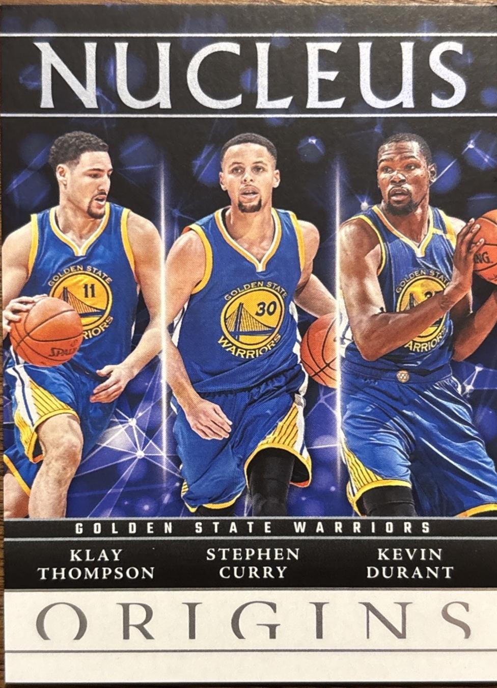 Klay Thompson / Stephen Curry / Kevin Durant #25 Basketball Cards 2024 Panini Origins Nucleus