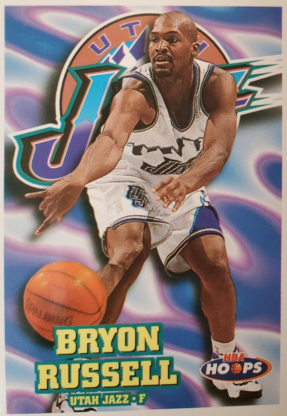 Bryon Russell #152 1997 Hoops Basketball