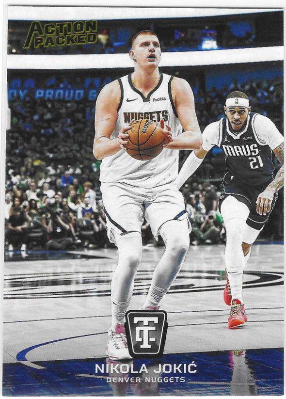 Nikola Jokic #10 Basketball Cards 2024 Panini Totally Certified Action Packed