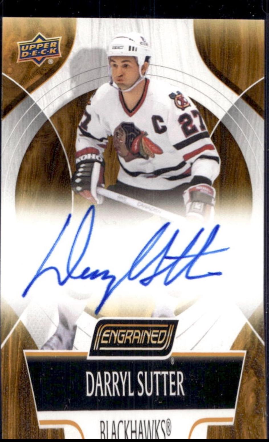 Darryl Sutter #CA-YL 2024 Upper Deck Engrained Icons Autograph Hockey