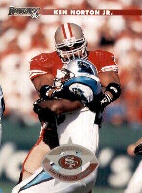 Ken Norton Jr. #10 Football Cards 1996 Panini Donruss