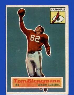 Tom Bienemann #10 Football Cards 1956 Topps