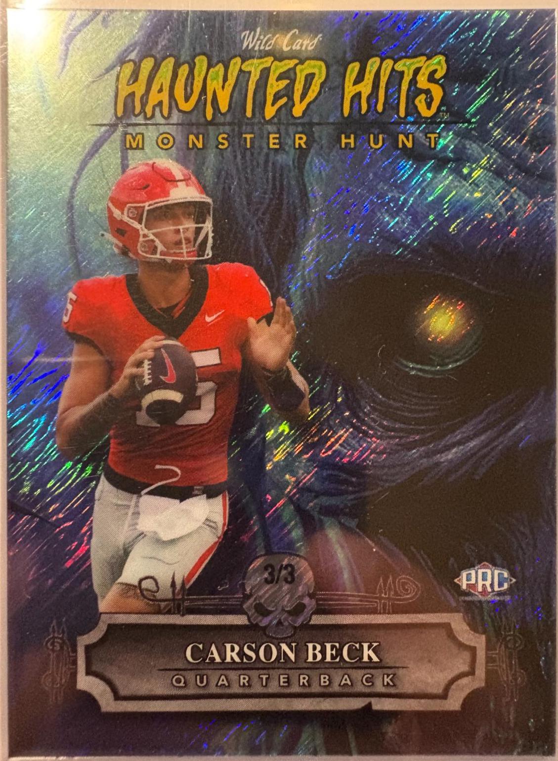 Carson Beck #HHZ-CB 2024 Wild Card Haunted Hits Football