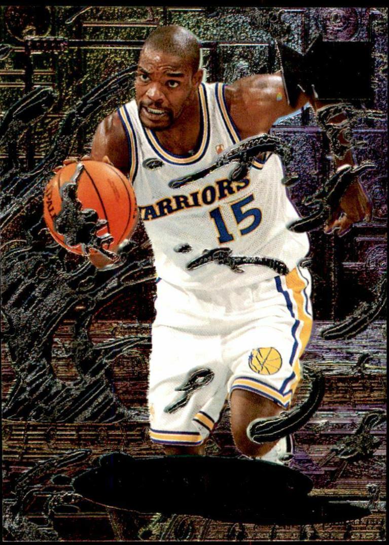 Latrell Sprewell #232 Basketball Cards 1996 Fleer Metal
