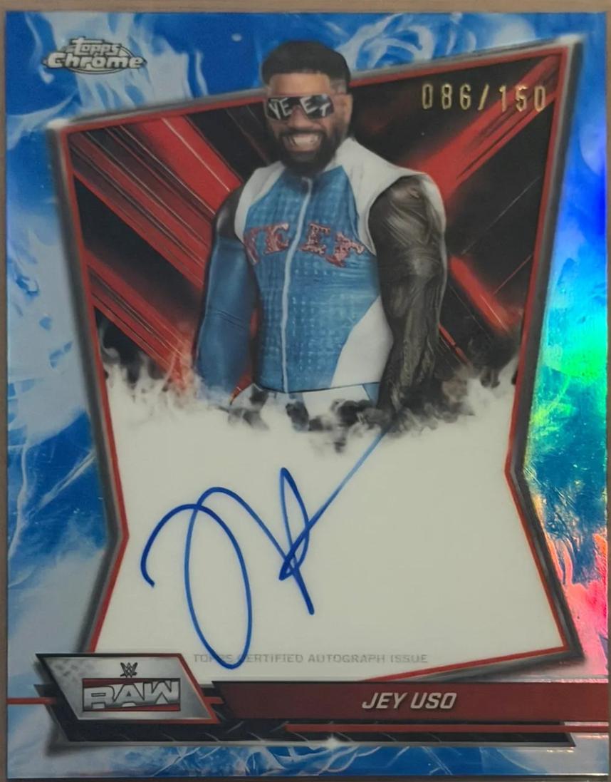 Jey Uso [Blue Refractor] #RBA-JEY