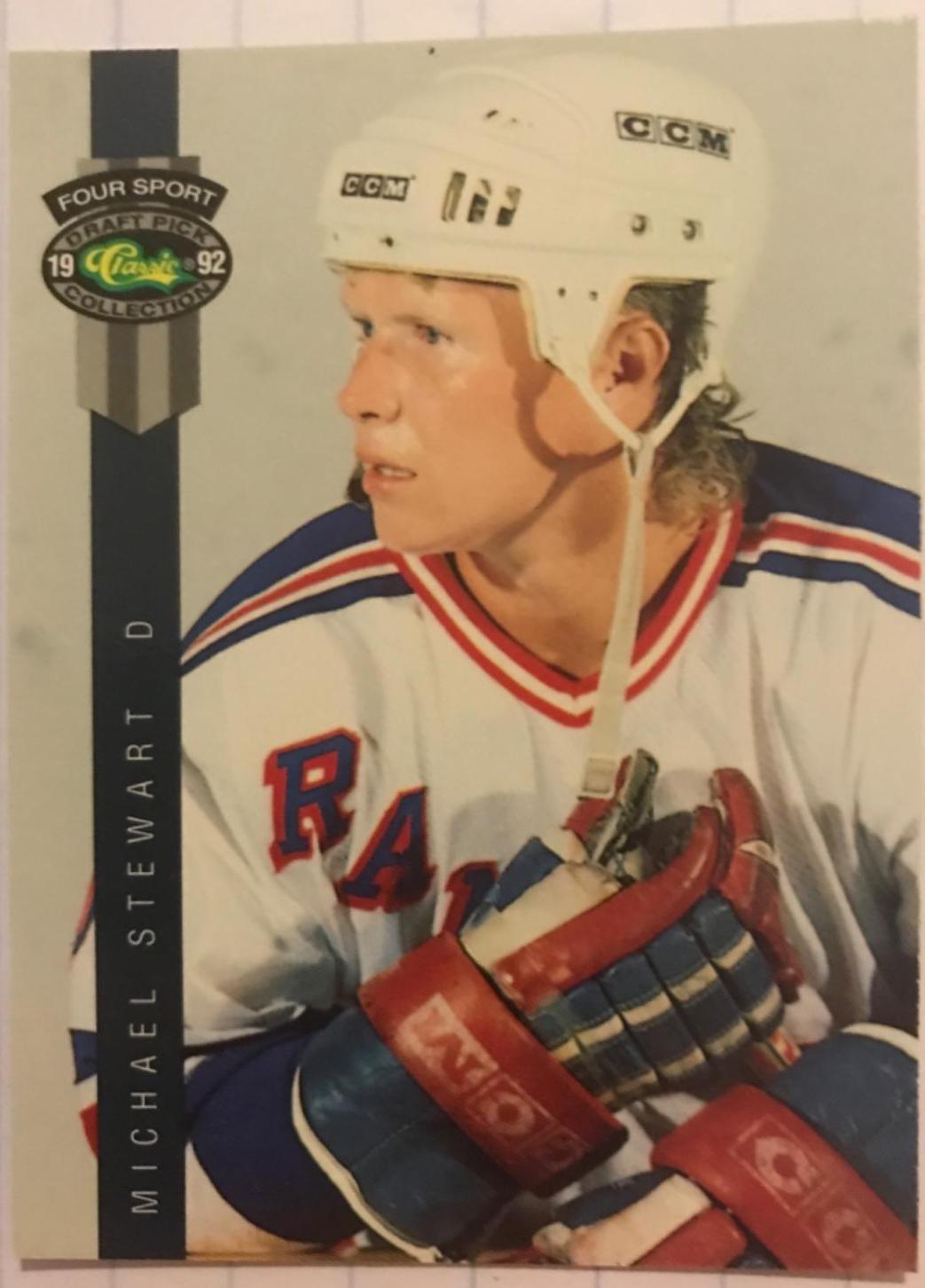 Michael Stewart #197 Hockey Cards 1992 Classic 4 Sport