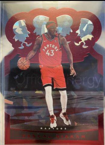 Pascal Siakam #5 2020-21 Panini Crown Royale Basketball