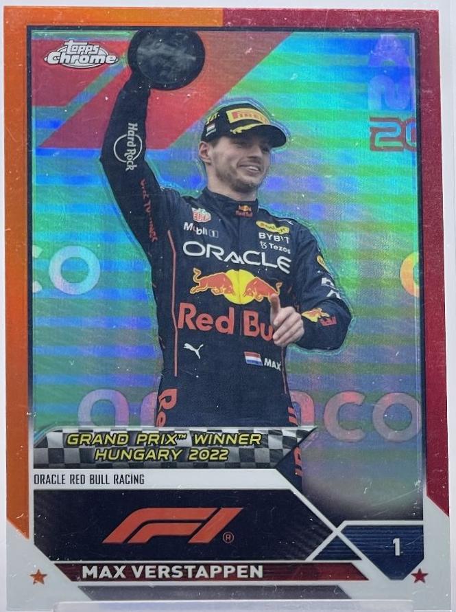 Max Verstappen [Orange Red Refractor] #156 Prices | 2023 Topps