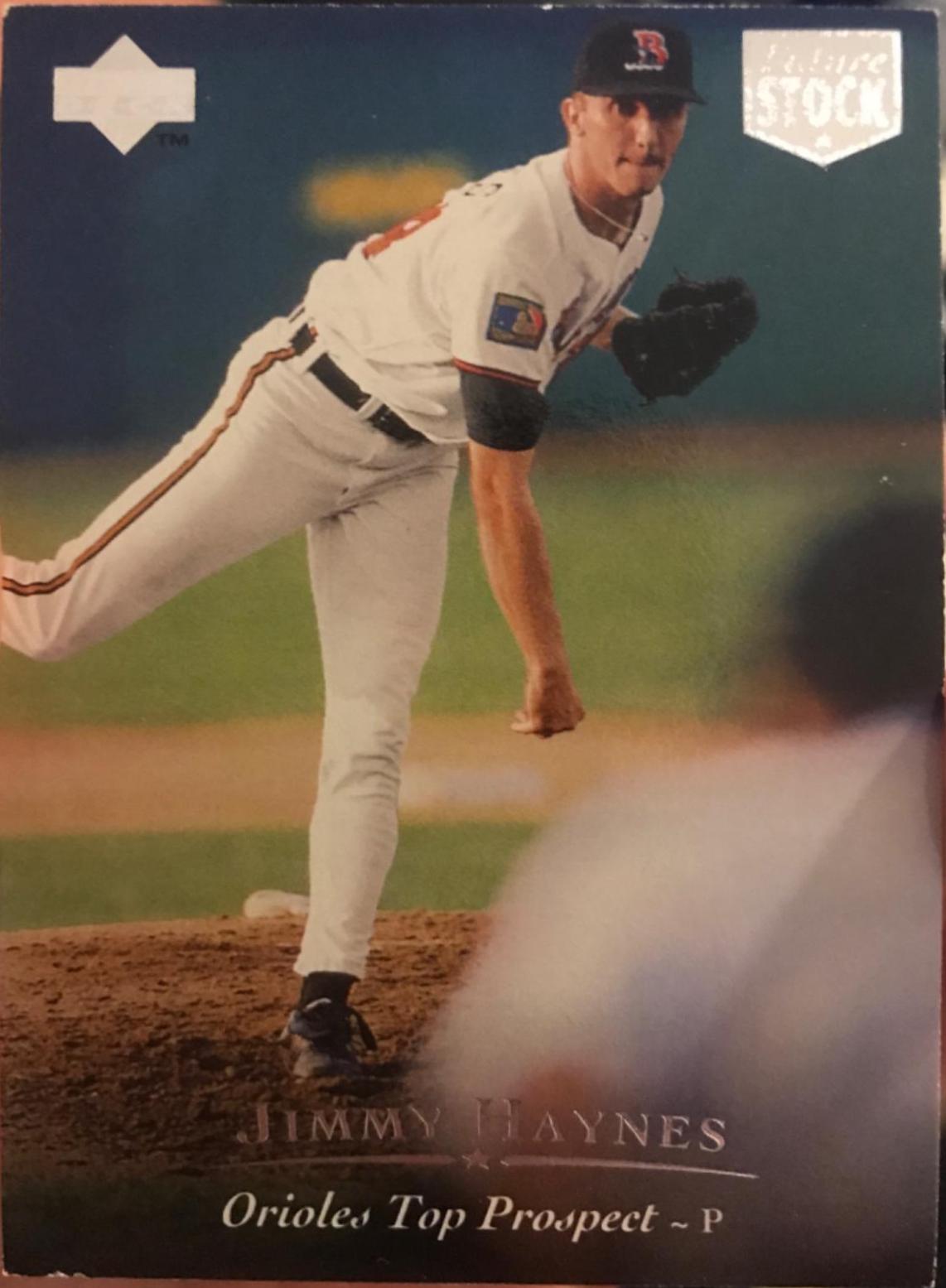 Jimmy Haynes #61 Baseball Cards 1994 Upper Deck Top Prospects