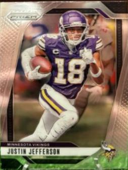 Justin Jefferson #187 Football Cards 2024 Panini Prizm