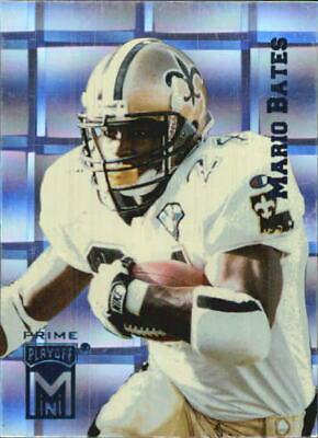 Mario Bates #8 Football Cards 1995 Playoff Prime