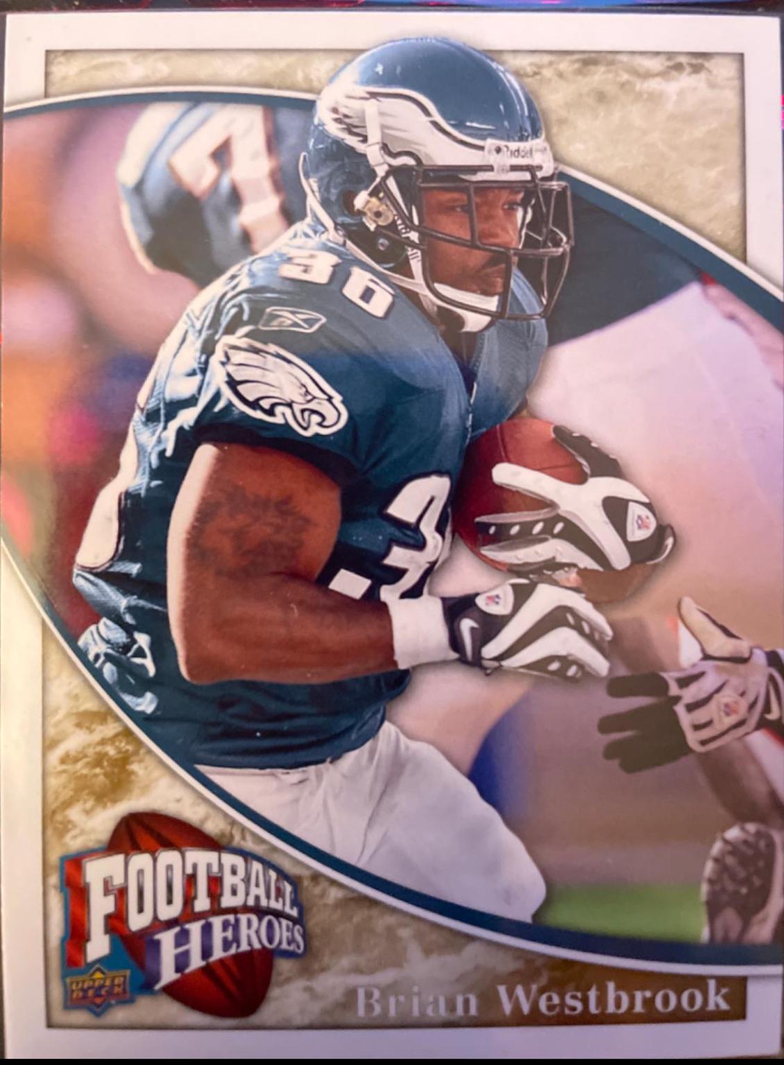 Brian Westbrook #67 Football Cards 2009 Upper Deck Heroes