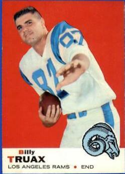 Billy Truax #103 Football Cards 1969 Topps