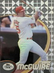 Mark McGwire #13 Baseball Cards 1998 Topps Tek Prices