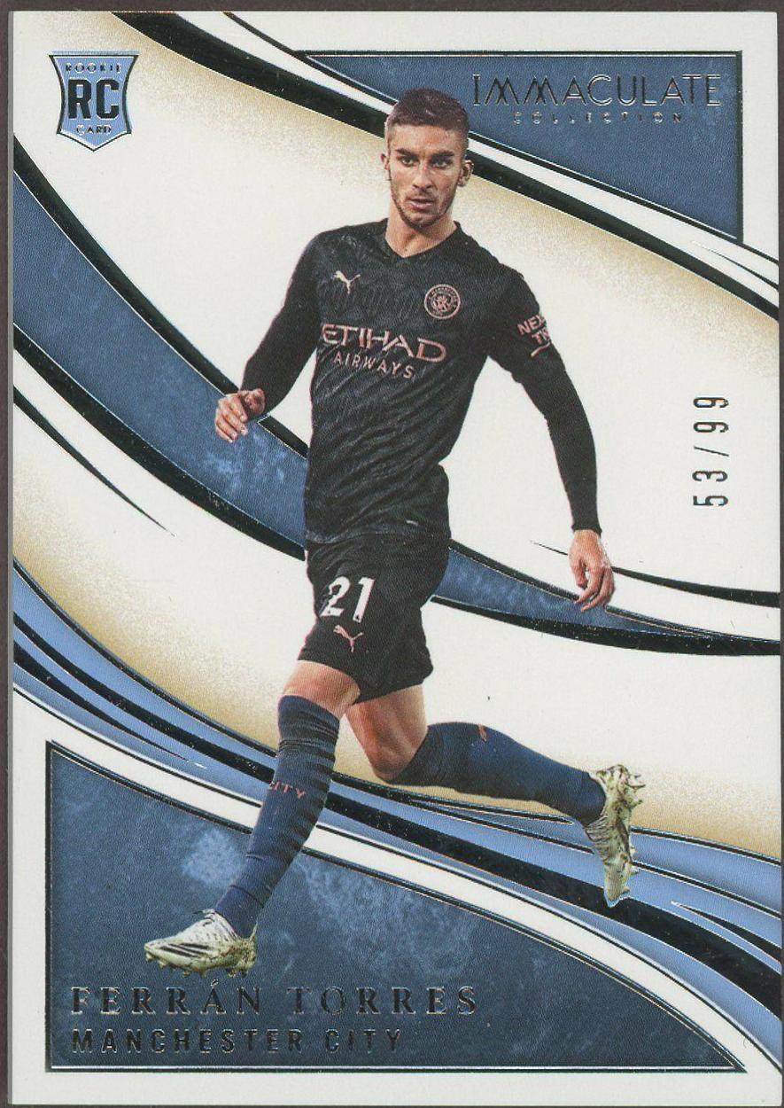 Ferran Torres #131 Soccer Cards 2020 Panini Immaculate Collection
