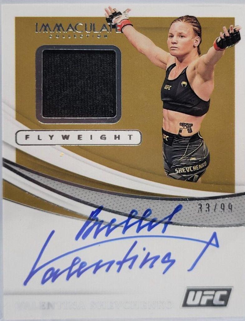 Valentina Shevchenko Ufc Cards 2021 Panini Immaculate UFC Memorabilia Autographs