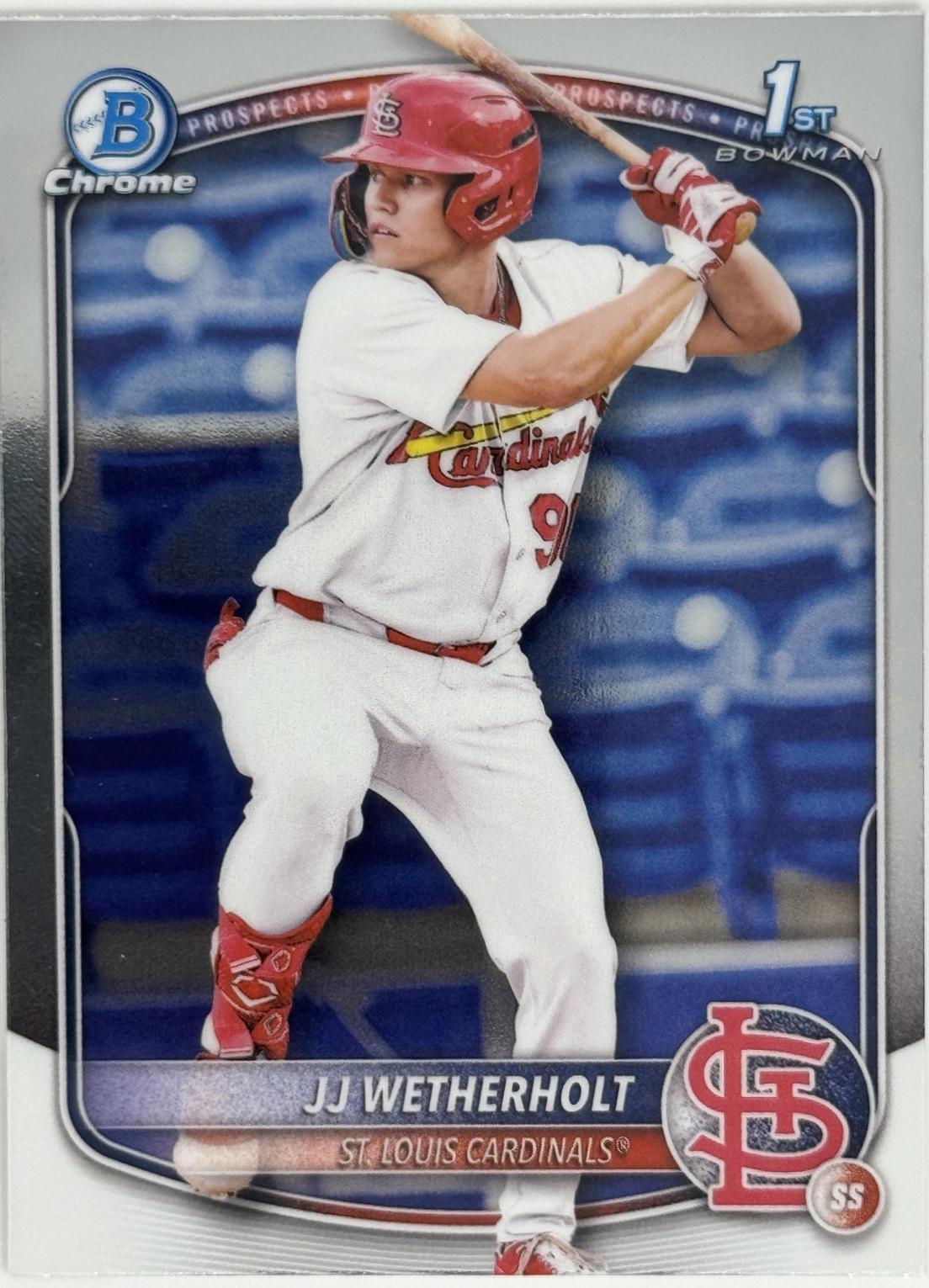JJ Wetherholt #BCP-22 Baseball Cards 2025 Bowman Chrome Prospects