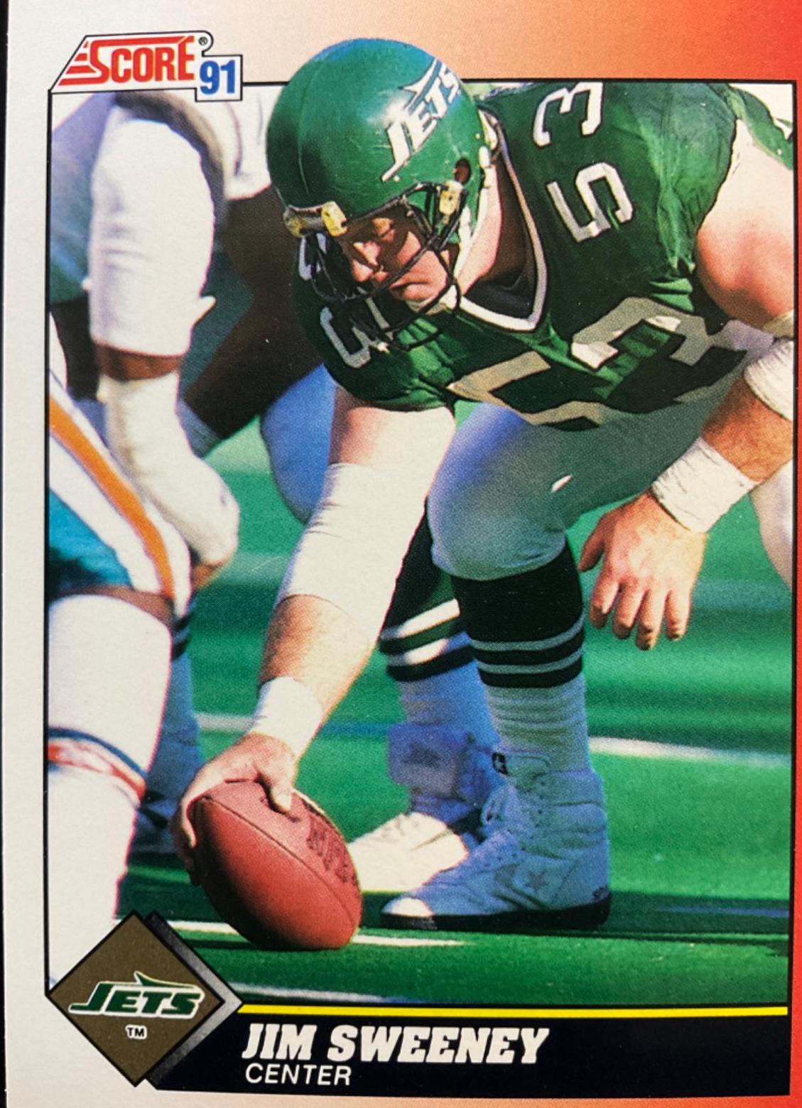 Jim Sweeney #203 Football Cards 1991 Score