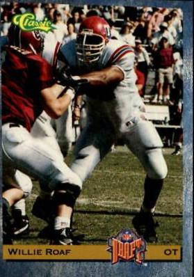 Willie Roaf #8 Football Cards 1993 Classic