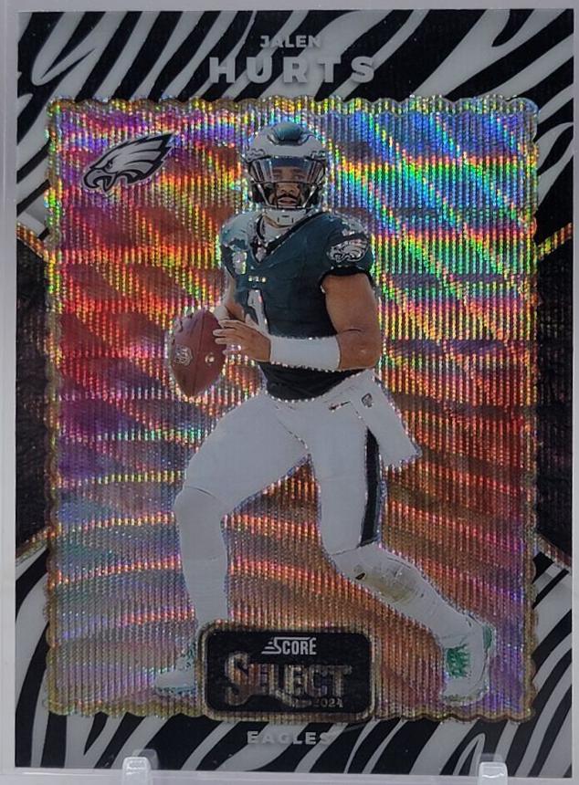 Jalen Hurts [Zebra Prizm] #1