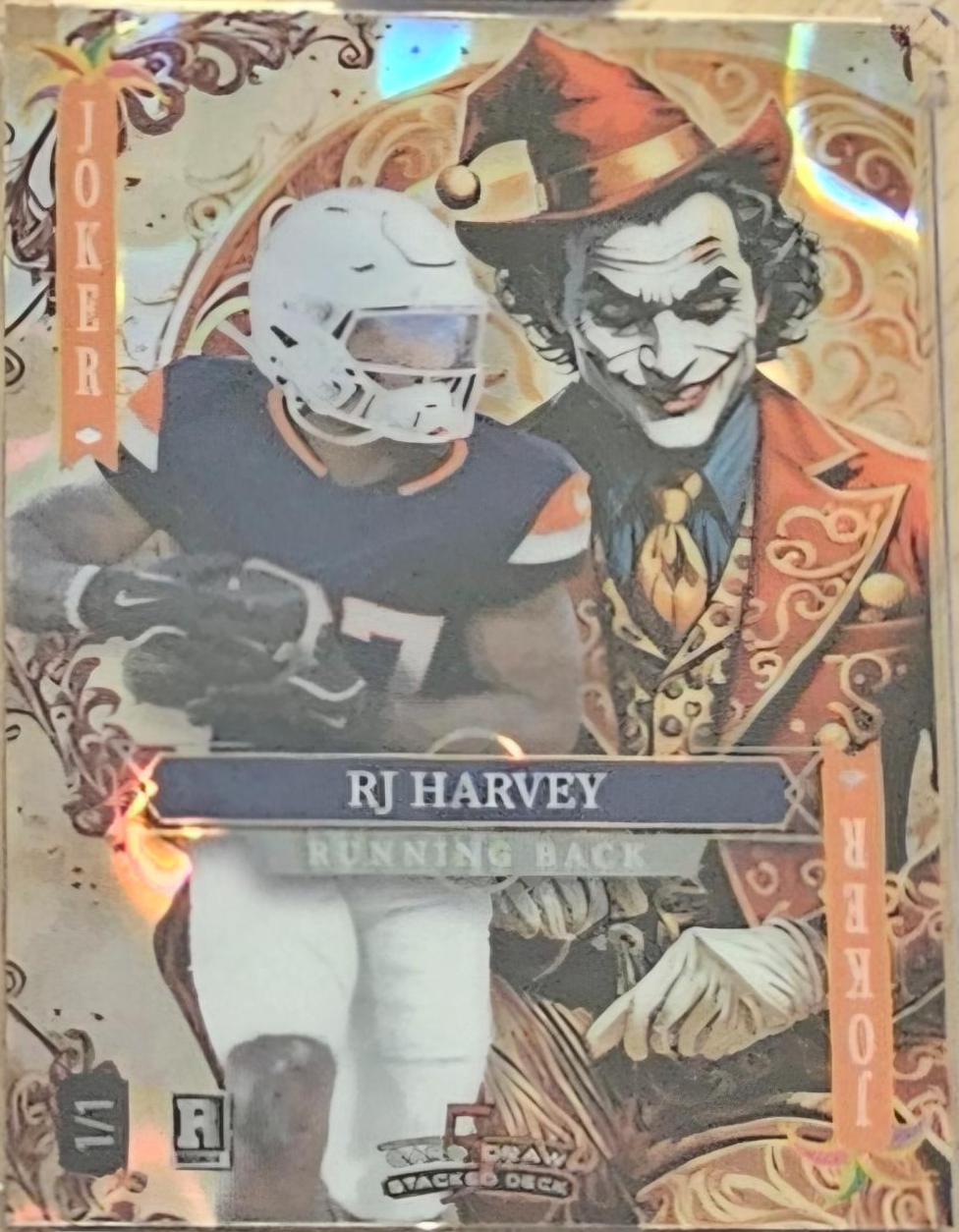 RJ Harvey [Joker Lava] #SDNJ-RHNE5 Prices [Rookie] | 2025 Wild