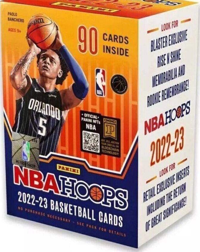 Blaster Box Basketball Cards 2022 Panini Hoops