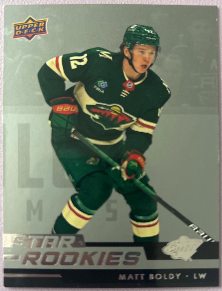 Matt Boldy #3 2022 Upper Deck NHL Star Rookies Box Set