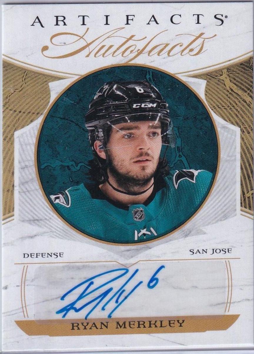 Ryan Merkley #AF-RM Hockey Cards 2022 Upper Deck Artifacts Auto Facts