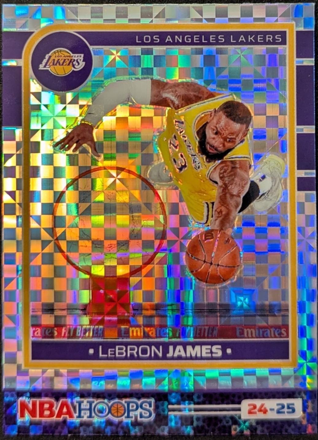 LeBron James [Checkerboard Prizm Premium] #18 Prices | 2024 Panini