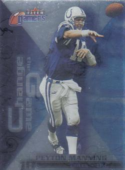 Peyton Manning #8 Football Cards 2000 Fleer Gamers Change the Game